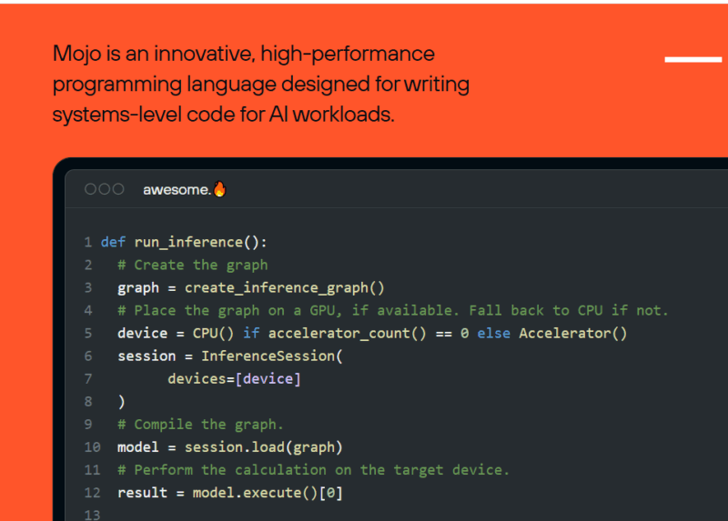 Mojo Programming Language